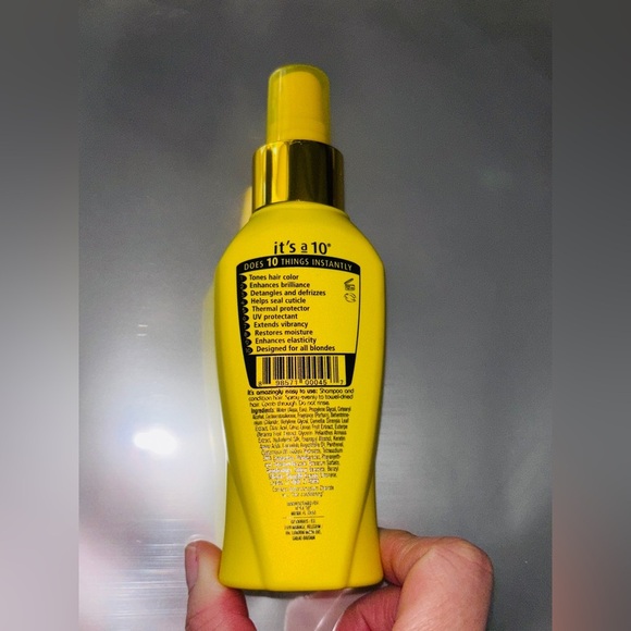 IT'S A 10 Miracle Leave-in detangling Conditioner For Blondes Purple Toning 4 oz - Picture 12 of 13